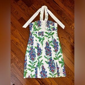 Lilly Pulitzer Isabel Halter Dress, EUC. Size 8. Blue Bonnet print.
